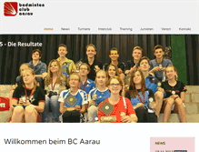 Tablet Screenshot of bcaarau.ch